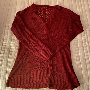 Charlotte Russe Open Stitch Cardigan